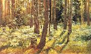 Ivan Shishkin Ferns in a Forest Sweden oil painting artist